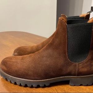 Gorgeous FRYE Edwin brown suede 9.5 mens  Chelsea